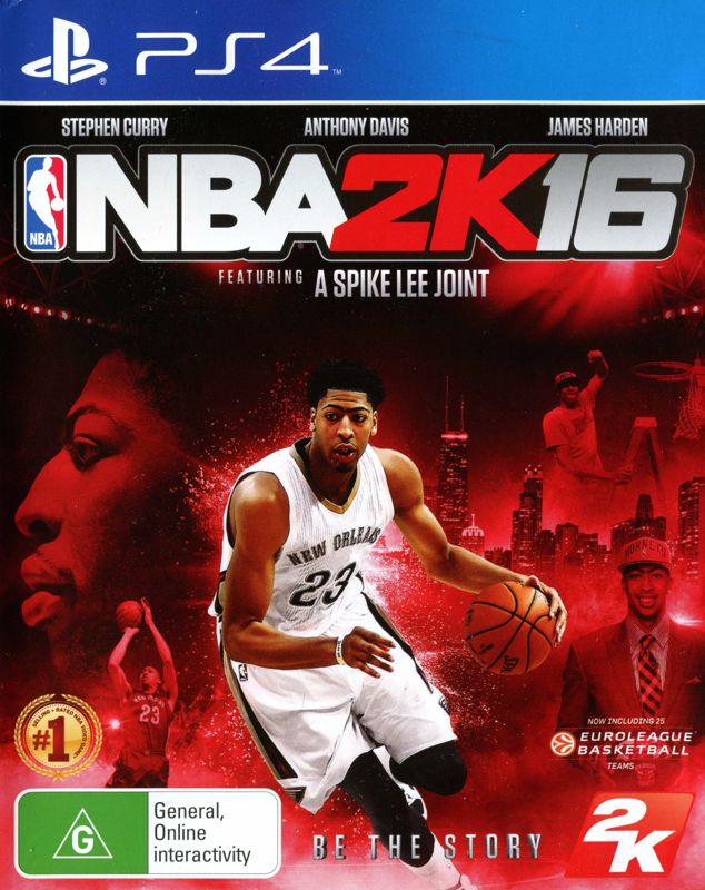 NBA 2K16 James Harden Variant box art for Playstation 4